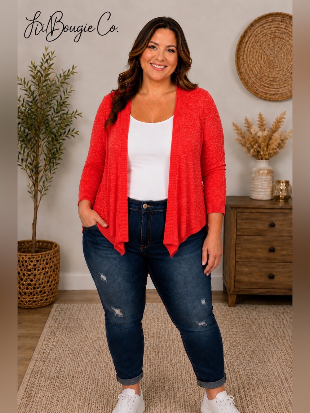 NWT Torrid Coral Slub Knit Shrug Cardigan | Size 2 (2X 18/20)